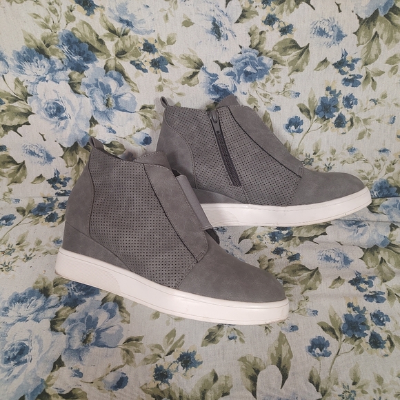 Dream Pairs Platform Wedge Booties Sneakers 7.5 - Picture 3 of 7